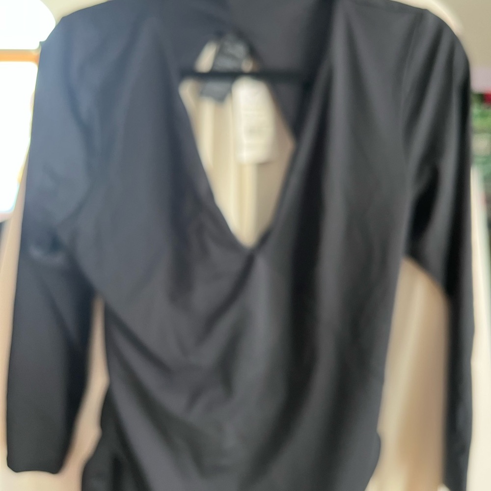 Volcom women’s bathing suit size 18 new black simply seamless bodysuit